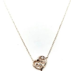 10k gold diamonds necklace